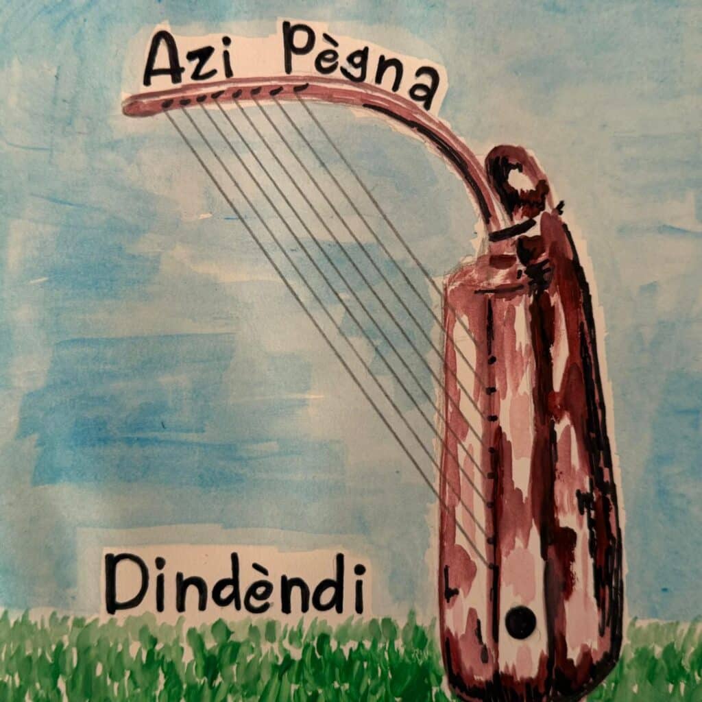 Cover album Azi Pègna from DINDÈNDI