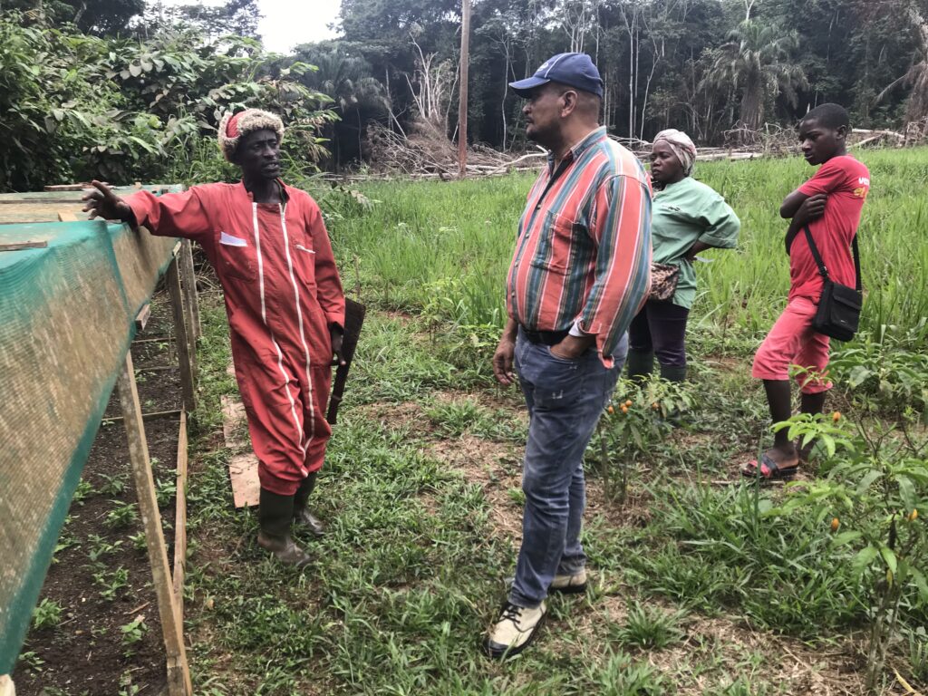 Echange entre Aristide Nguema et Elie Nloh Hubert Bled:Ebyeng:30 07 2023